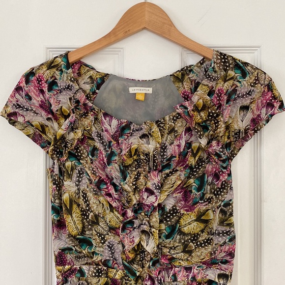 Anthropologie LEIFSDOTTIR FEATHER FIESTA DRESS Size 0 VGC - Picture 2 of 8